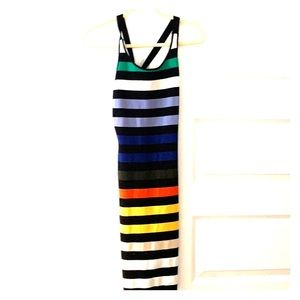Free People, small, colour block, striped dress.